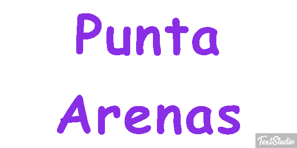 Punta Arenas テキスト効果