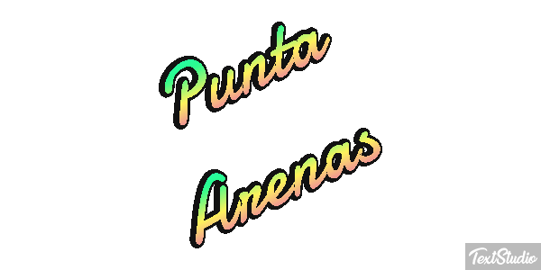 Punta Arenas テキスト効果