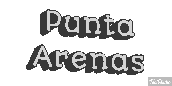 Punta Arenas テキスト効果