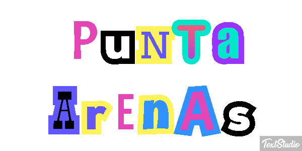 Punta Arenas テキスト効果