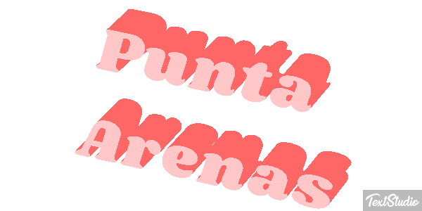 Punta Arenas テキスト効果