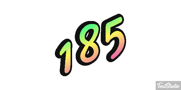 185 Efecto de texto