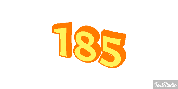 185 Efecto de texto