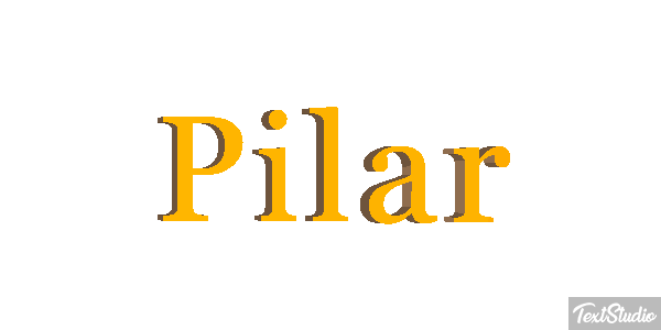 Pilar Effetto testo