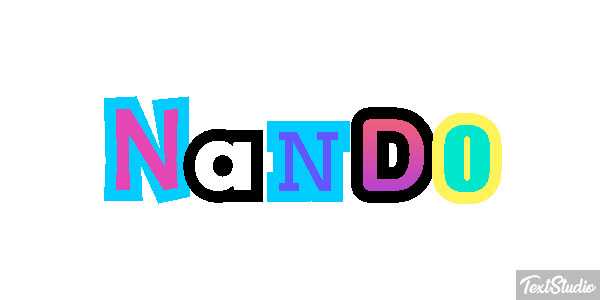 Nando Efekt tekstowy