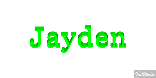 Jayden Effet de texte