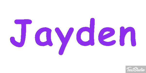 Jayden Effet de texte
