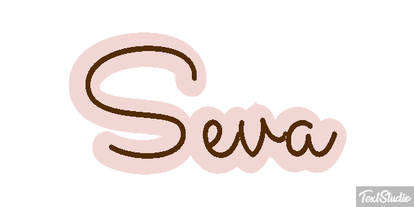 Seva Effetto testo