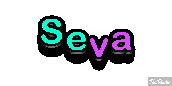 Seva Effetto testo