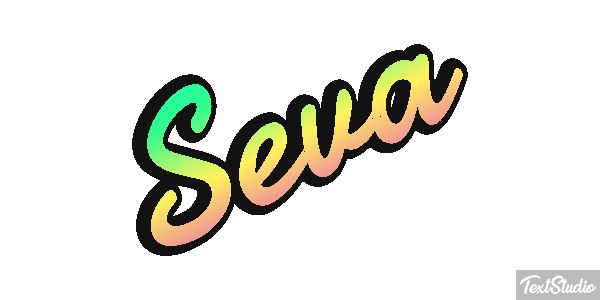 Seva Effetto testo