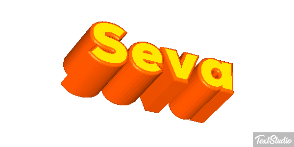 Seva Effetto testo