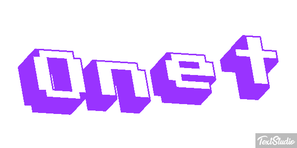 Onet Text effect