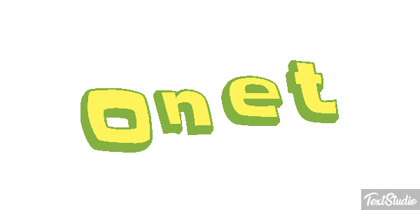 Onet Text effect