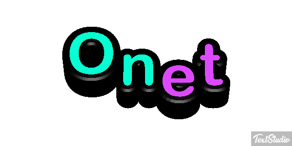 Onet Text effect