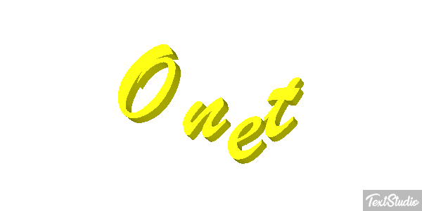 Onet Text effect