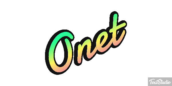 Onet Text effect