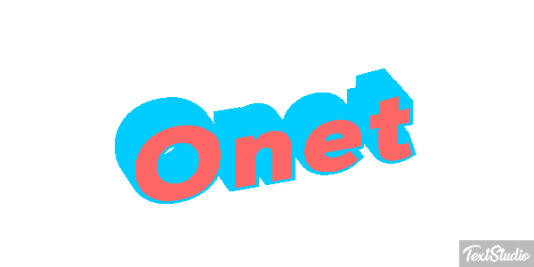 Onet Text effect