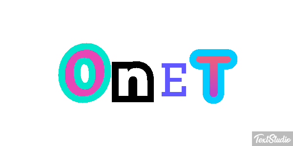Onet Text effect