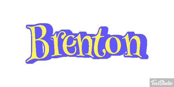 Brenton Text effect