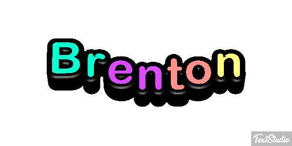 Brenton Text effect