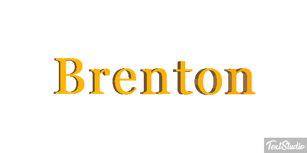 Brenton Text effect