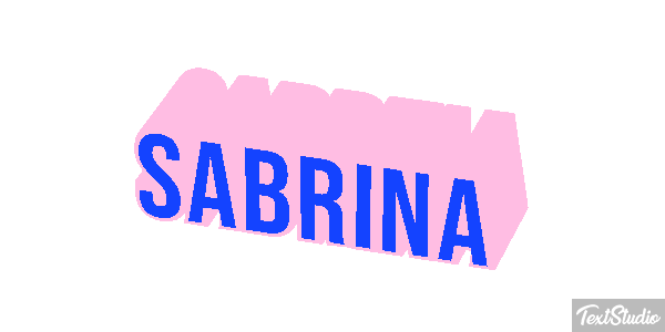 Sabrina Efecto de texto
