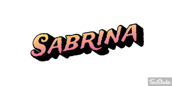 Sabrina Efecto de texto
