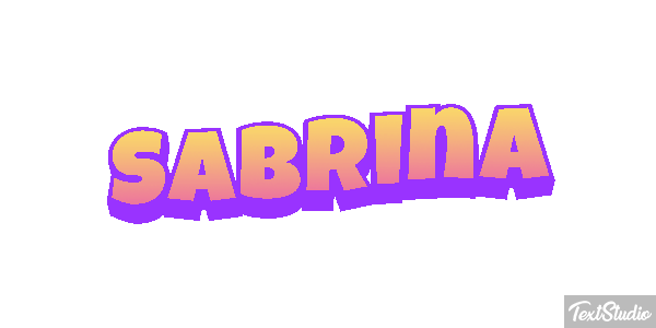 Sabrina Efecto de texto