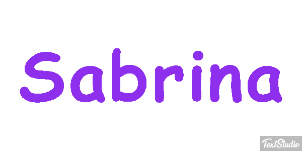 Sabrina Efecto de texto
