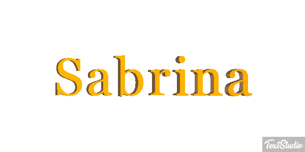 Sabrina Efecto de texto