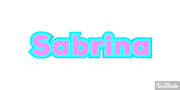 Sabrina Efecto de texto