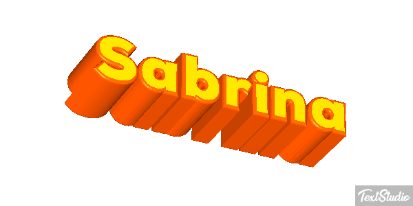 Sabrina Efecto de texto