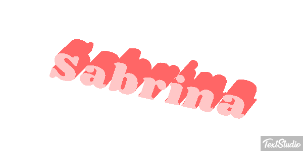 Sabrina Efecto de texto