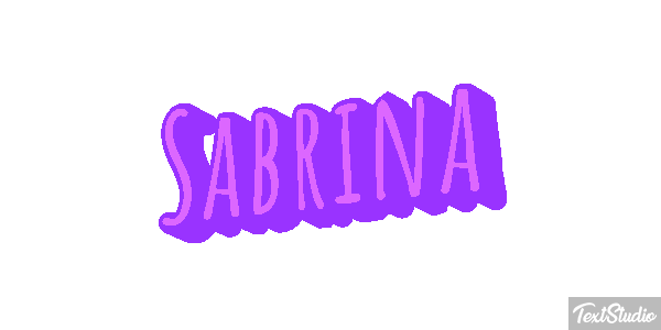 Sabrina Efecto de texto