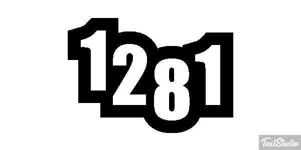 1281 Text effect