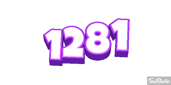 1281 Text effect