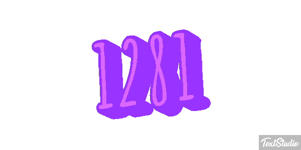 1281 Text effect