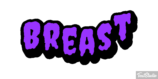 Breast Effet de texte