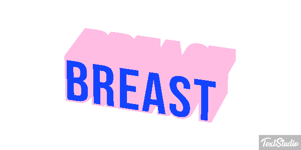 Breast Effet de texte