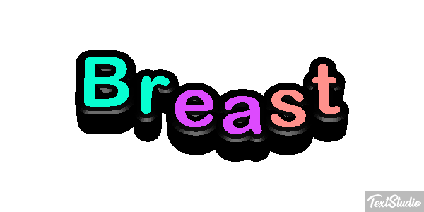 Breast Effet de texte