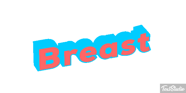 Breast Effet de texte