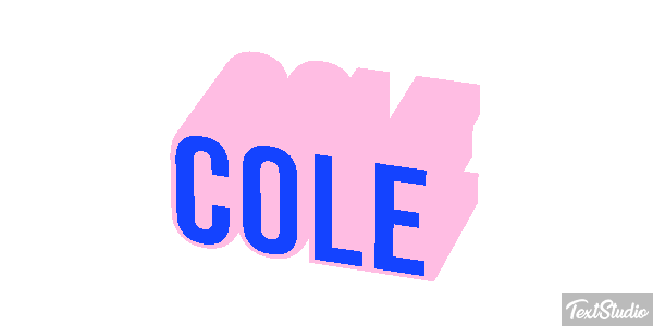 Cole Text effect