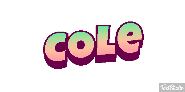 Cole Text effect