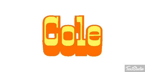Cole Text effect