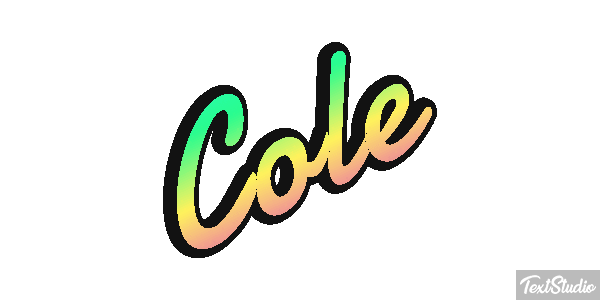 Cole Text effect