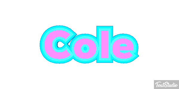 Cole Text effect