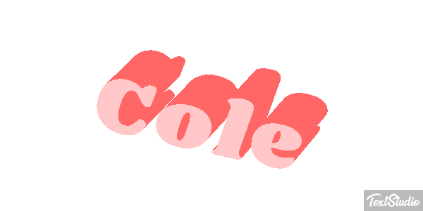 Cole Text effect
