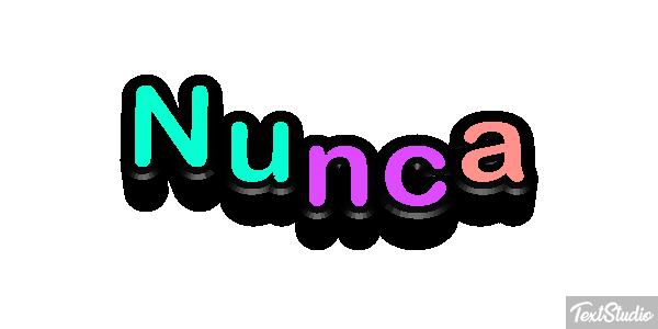 Nunca Efekt tekstowy