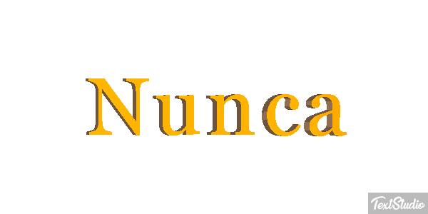 Nunca Efekt tekstowy