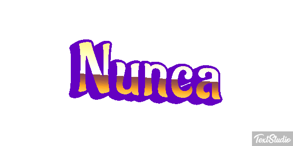 Nunca Efekt tekstowy